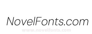 DM Sans Extra Light Italic