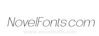 De Monte Extra Light Italic