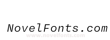 Degular Mono Demo Italic