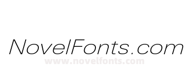 LinotypeUnivers-ExtendedThinItalic