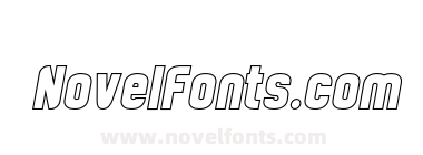 Detroit Outline Italic