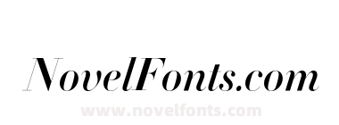 Didot HTF B64 Bold Ital