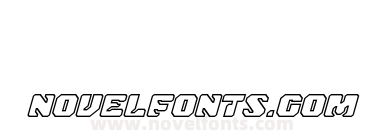 Digi Box Outline Italic