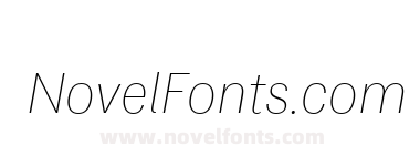 Doctrine W00 Thin Italic
