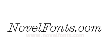 Droulers Clarendon Line WEB Italic