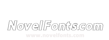 Dustin Italic Outline Regular