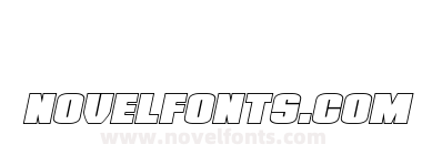 Elephant Gun Outline Italic