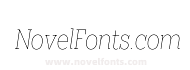 Elizeth Cond Trial Thin Italic