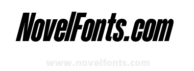 Etrusco Now Compressed Black Italic