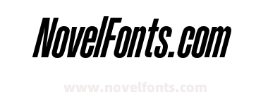 Etrusco Now Compressed Bold Italic