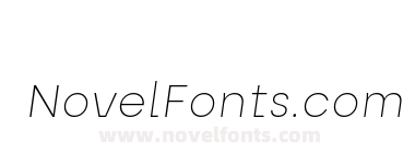 Exter Extra Light Italic
