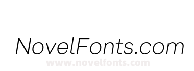 FSP DEMO Armin Grotesk Thin Italic