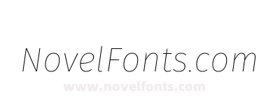 Fira Sans Thin Italic