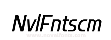 Flatory Sans DEMO Semi Condensed Italic