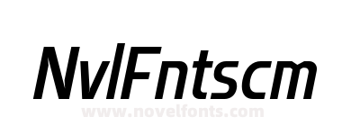 Flatory Sans DEMO Semibold Semi Condensed Italic