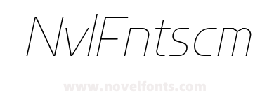 Flatory Sans DEMO Thin Italic