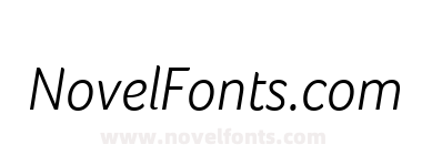 Foco Light Italic