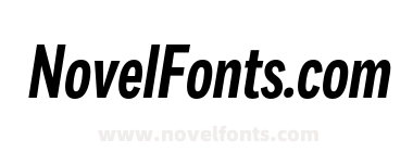 Fort X Cond Bold Italic