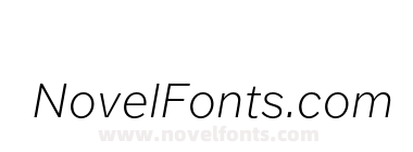 Franklin Gothic ATF Ex Lt Italic