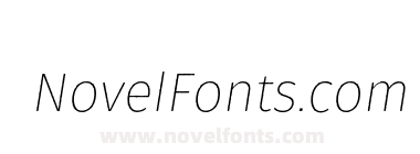Fuse V.2 Printed Display Ultra Light Italic