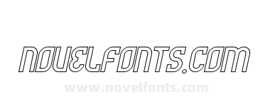 Futrons Outline Italic