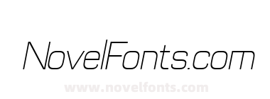 Futurette Thin Italic