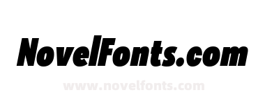 Galatea Black Condensed Italic