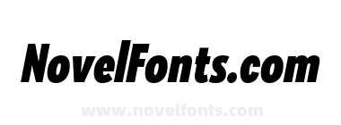 Galatea Extra Bold Condensed Italic