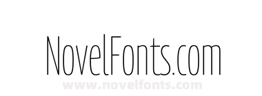 Georama Roman Extra Condensed Thin