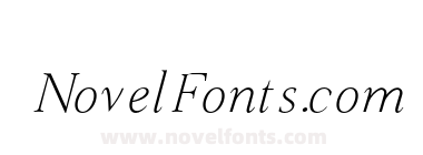 Giane W05 Extra Light Italic