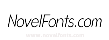 Gonzi Condensed Light Italic