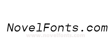 Gopher Mono Italic