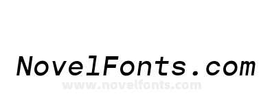 Gopher Mono Medium Italic
