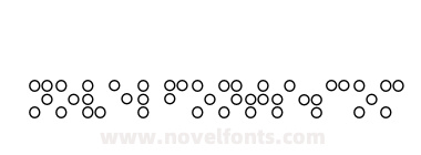 Gozen Braille Outline