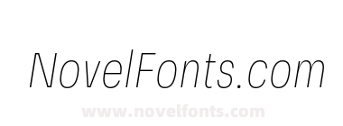 Grandis Condensed Thin Italic