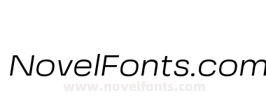 Grandis Extended Light Italic