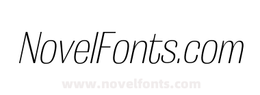 Grange Extra Light Condensed Italic