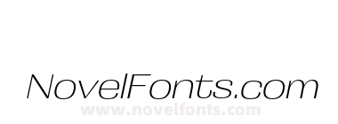 Grange Extra Light Extended Italic