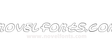Magic Beans Outline Italic