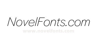 Halyard Display Extra Light Italic
