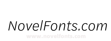 Halyard Text Light Italic