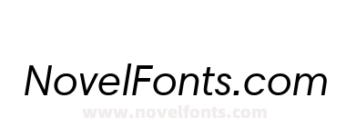 Harmonia Sans W04 Italic