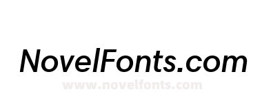 Harmonia Sans W06 Semibold It