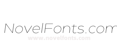Holgada Thin Italic