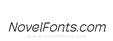 Hoss Round Light Italic