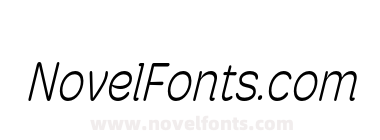 Hoss Round X Narrow Light Italic