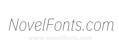 IBM Plex Sans Condensed Thin Italic
