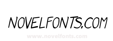 Manga speak 2 Italic
