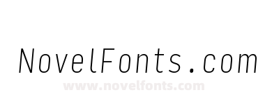 Input Sans Compressed Thin Italic