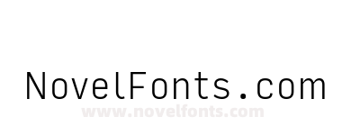 Input Sans Narrow Extra Light